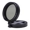 52mm Magnetic Phone ND2 400 Filter Adjustable Neutral Density Filter Optical Glass Aluminum Alloy