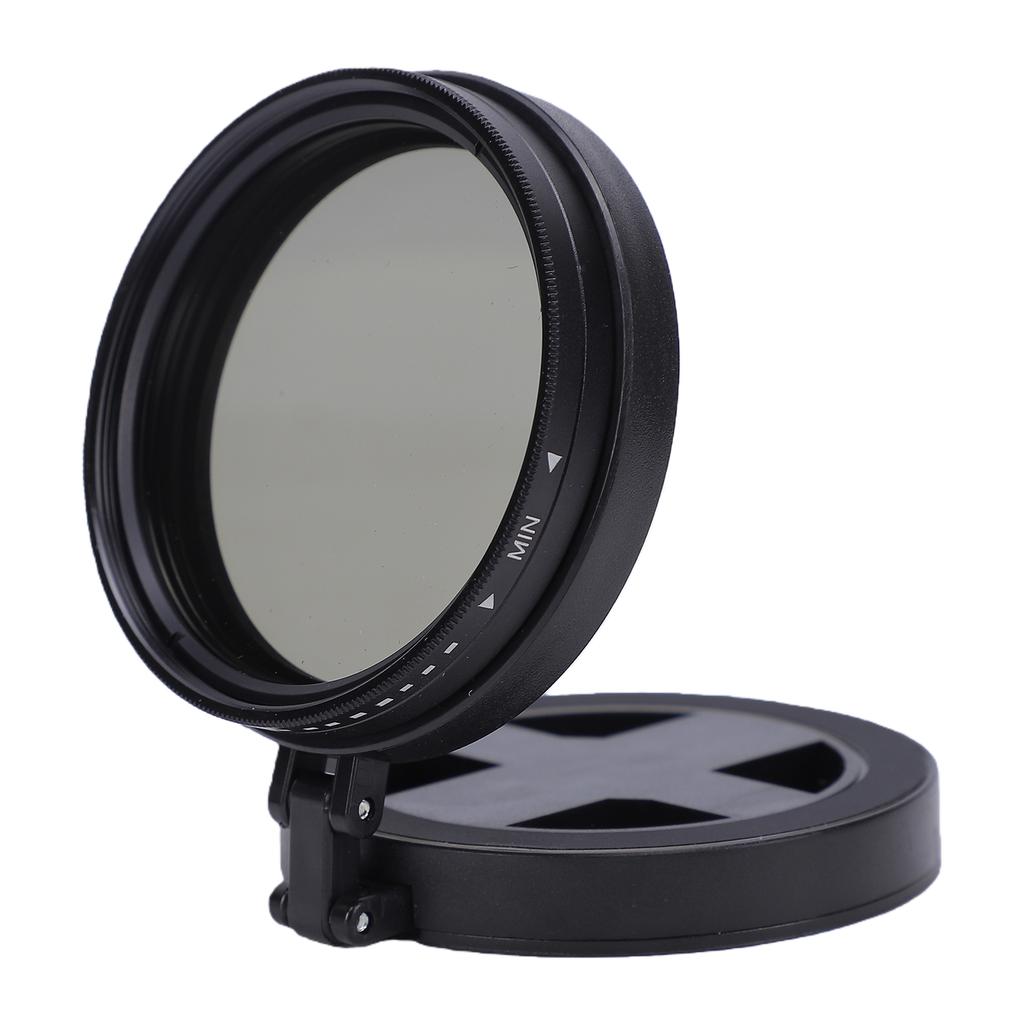 52mm Magnetic Phone ND2 400 Filter Adjustable Neutral Density Filter Optical Glass Aluminum Alloy