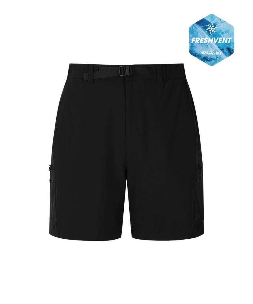 DISCOVERY EXPEDITION Men'S Freshvent Active Cargo Shorts (Black)