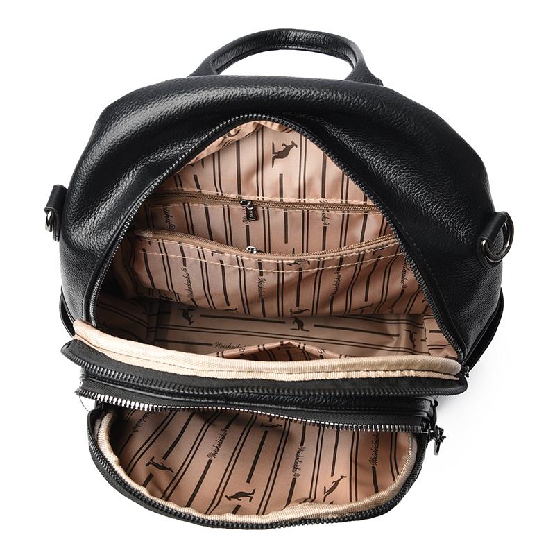 PU Backpack Women's Multi-function Shoulder Bag Large Capacity Travel Commuter Backpack