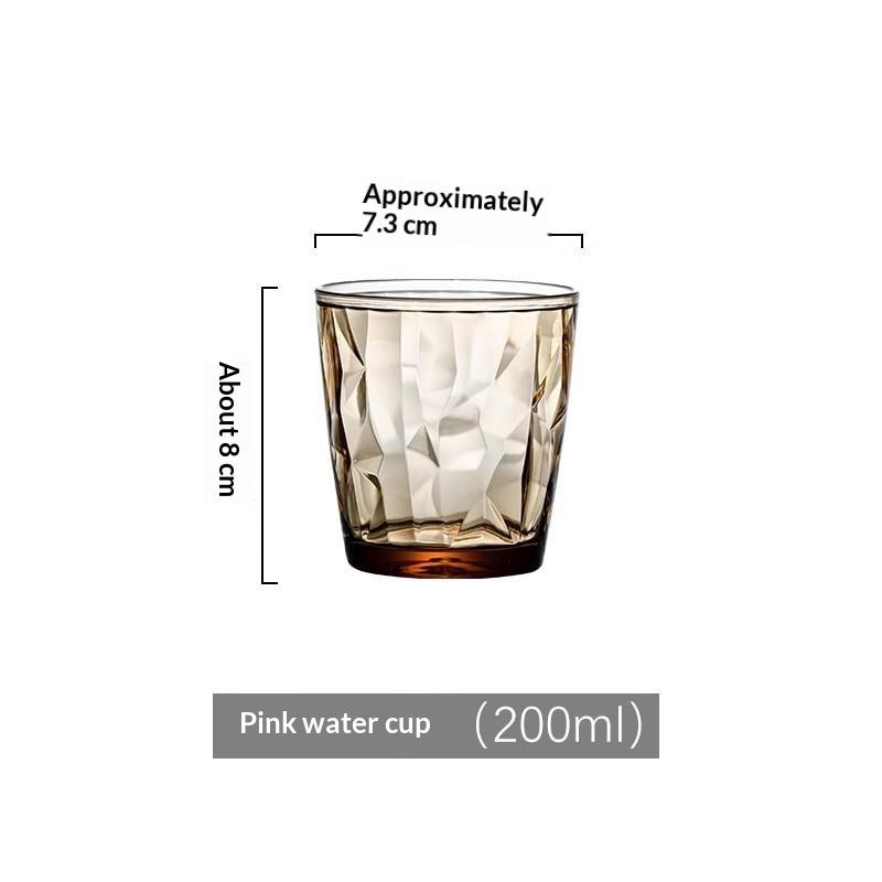 Acryl Bruchfeste Bierkrüge Becher Becher Wasserbecher Wiederverwendbare Weingläser Farbige Klare Kunststoff Saftbecher Trinkgeschirr