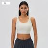 Lu Same Sports Bra Female Bubble Wrap Anti-SAG Push Up Breast Holding Semi-Fixed Cup Adjustable Yoga Intimates