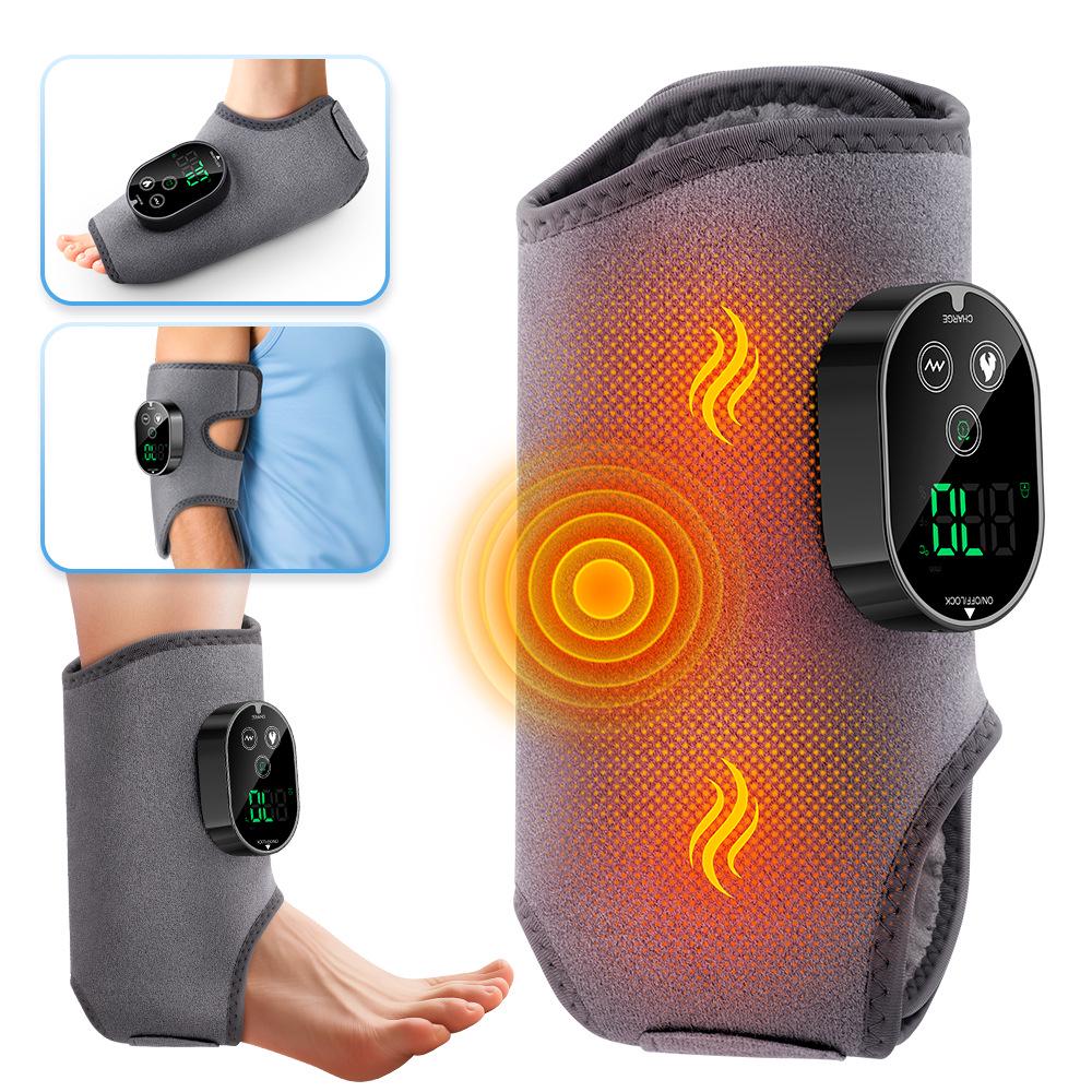 Electric Heated Foot & Ankle Massager with Vibration and Hot Compress