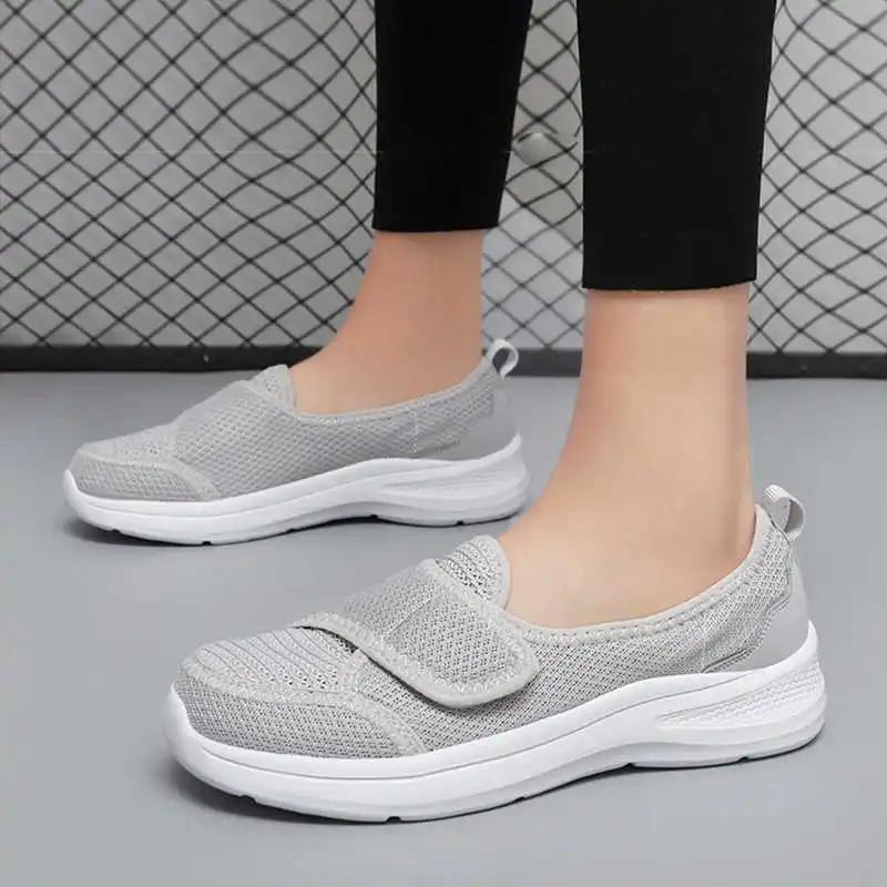 Fashion Mocassini Elastic Lace Cheap Shoes Casual Summer Sneakers Woman Black Woman Tennis Sport Flatas Tennes Novelty Bascket
