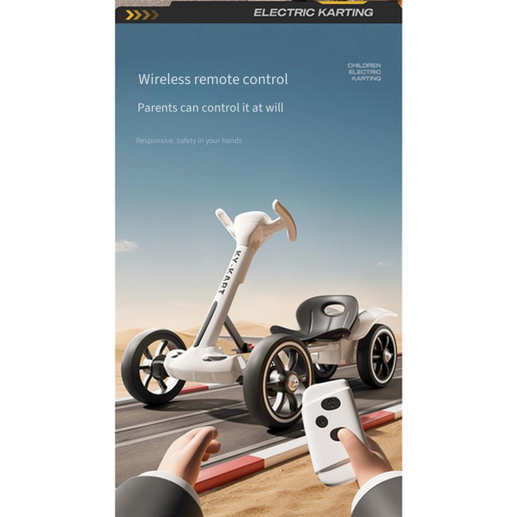 Kids Ride-on Electric Car, Remote Control Toy Vehicle, Boys Girls Toddler 3/4 Wheel Battery Powered Car