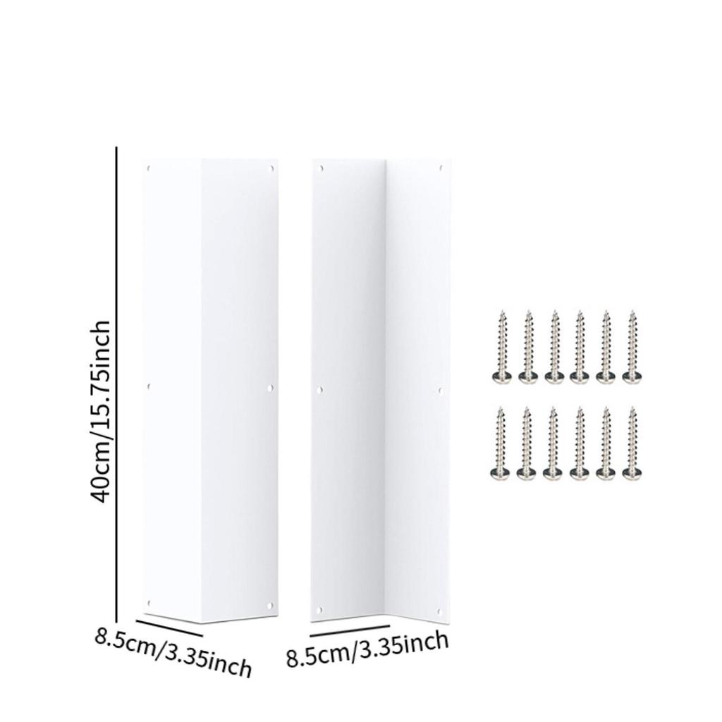2x Wall Corner Guards for Residential and Commercial Professional Wall Protection Easy to Install for Hospital Shopping Mall