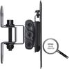 Puremounts fm10-100 support mural pour tv avec 33-69cm (13-27"), vesa: 100x100, basculable: 3°--12°, pivotement: +--25°, dis 2121
