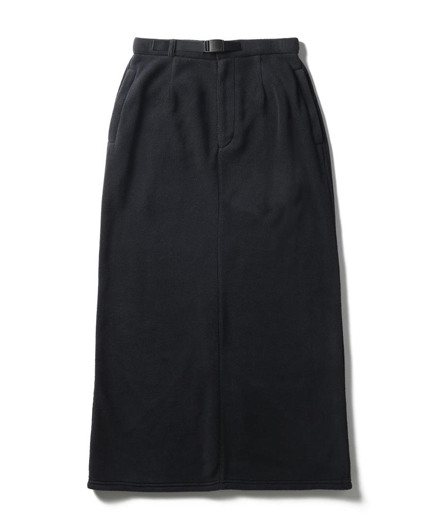 Snow Peak Fleece Skirt Skirt Bottoms Black 3 Water-Repellent SK-25AW005 Women's