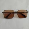Polygonal Flat Mirror Sunglasses Glass Crystal Glasses High Definition Wear-resistant