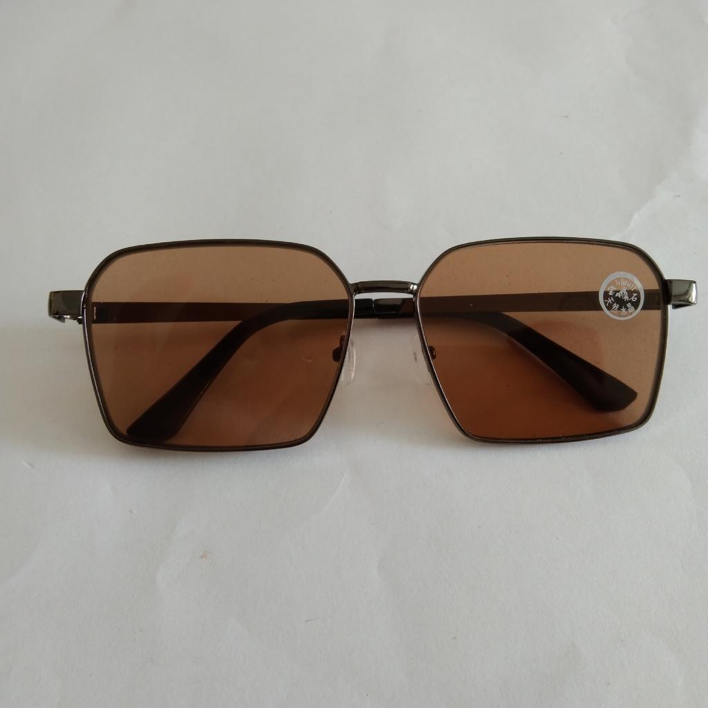 Polygonal Flat Mirror Sunglasses Glass Crystal Glasses High Definition Wear-resistant