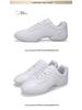 Unisex Children's Non-Slip Soft-Soled White Aerobics and Cheerleading Shoes for Dance, Gymnastics, and Competitions