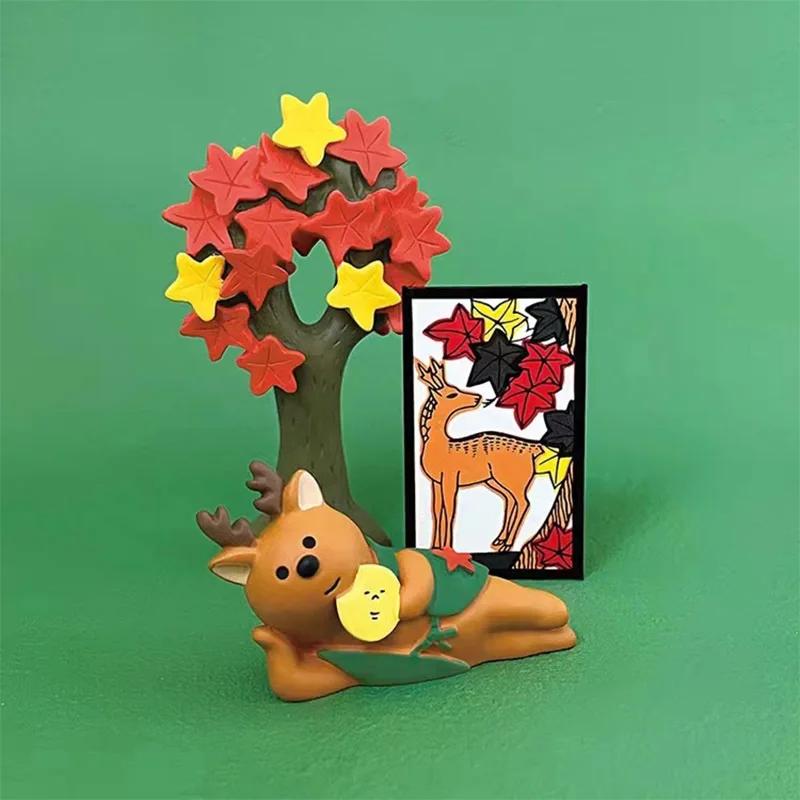 1pc Japanese Cat Ornaments Mid-Autumn Festival Tidy Toy Gifts Grocery Moon Cake Decoration Resin INS Doll Handicraft Ornaments