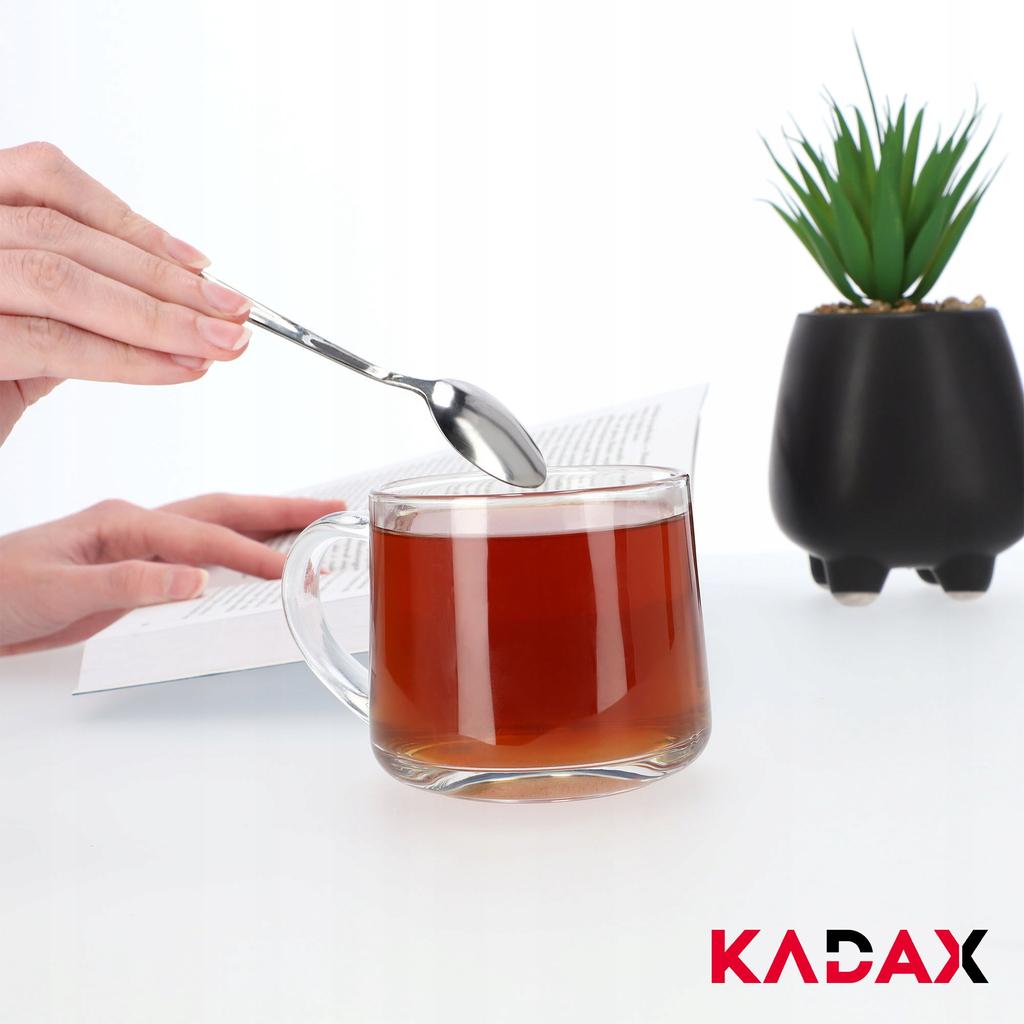 KADAX Komplet 3 Łyżeczek Do Herbaty Kawy Stal Łyżeczka
