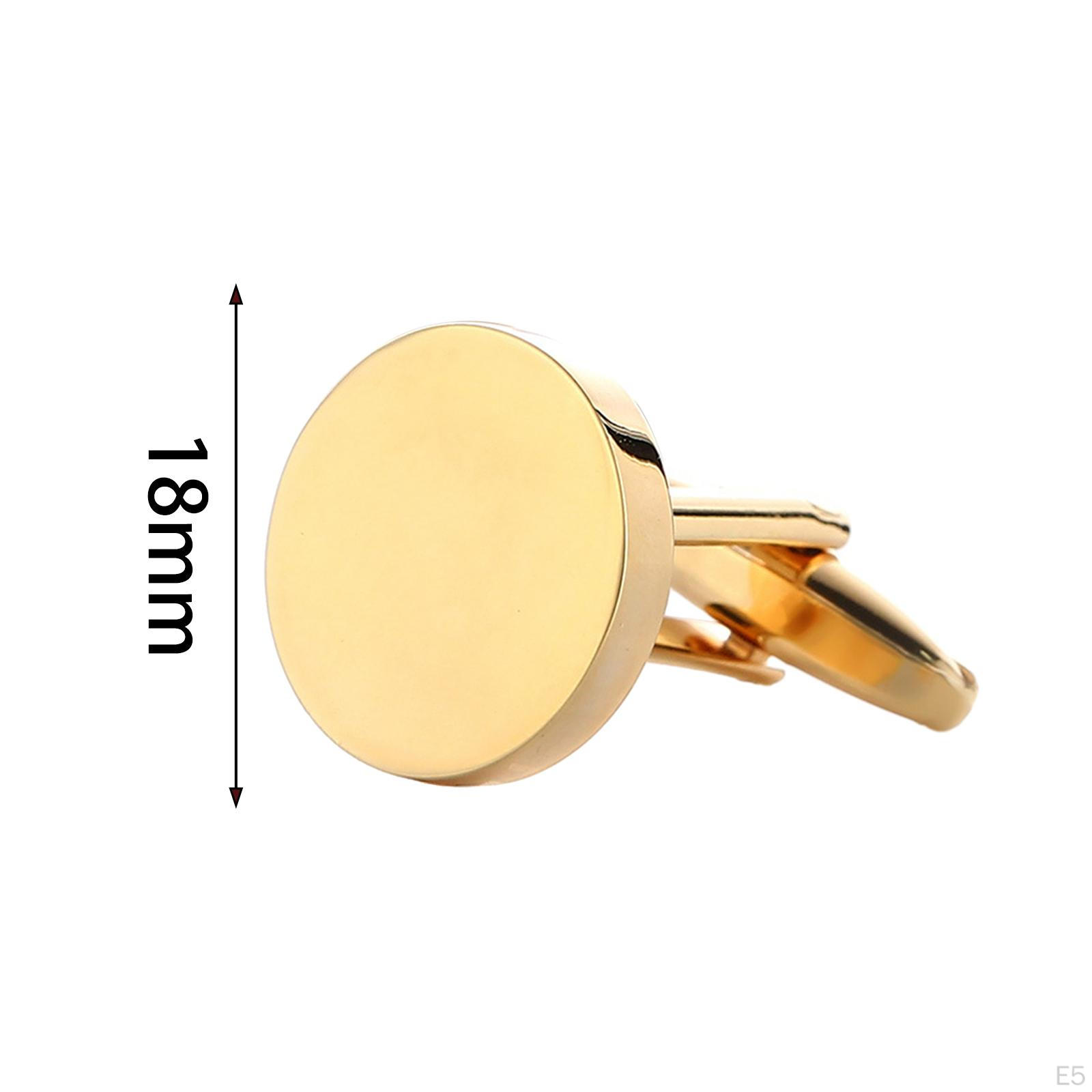 Элегантный комплект мужских запонок для особых случаев чёрный — фото 5