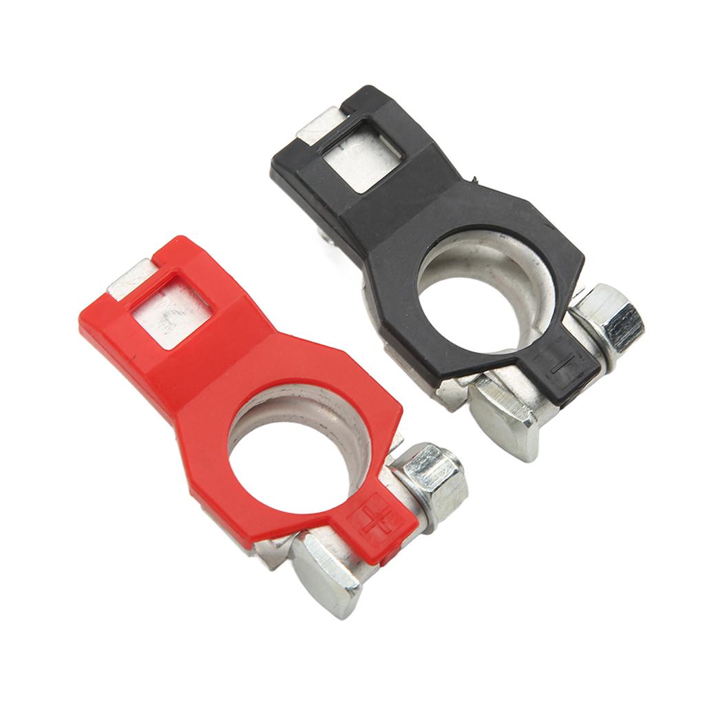 2pcs Positive Negative Battery Terminal Set 243407F000 243407F001 Car Cable Connector Clamp Replacement for INFINITI