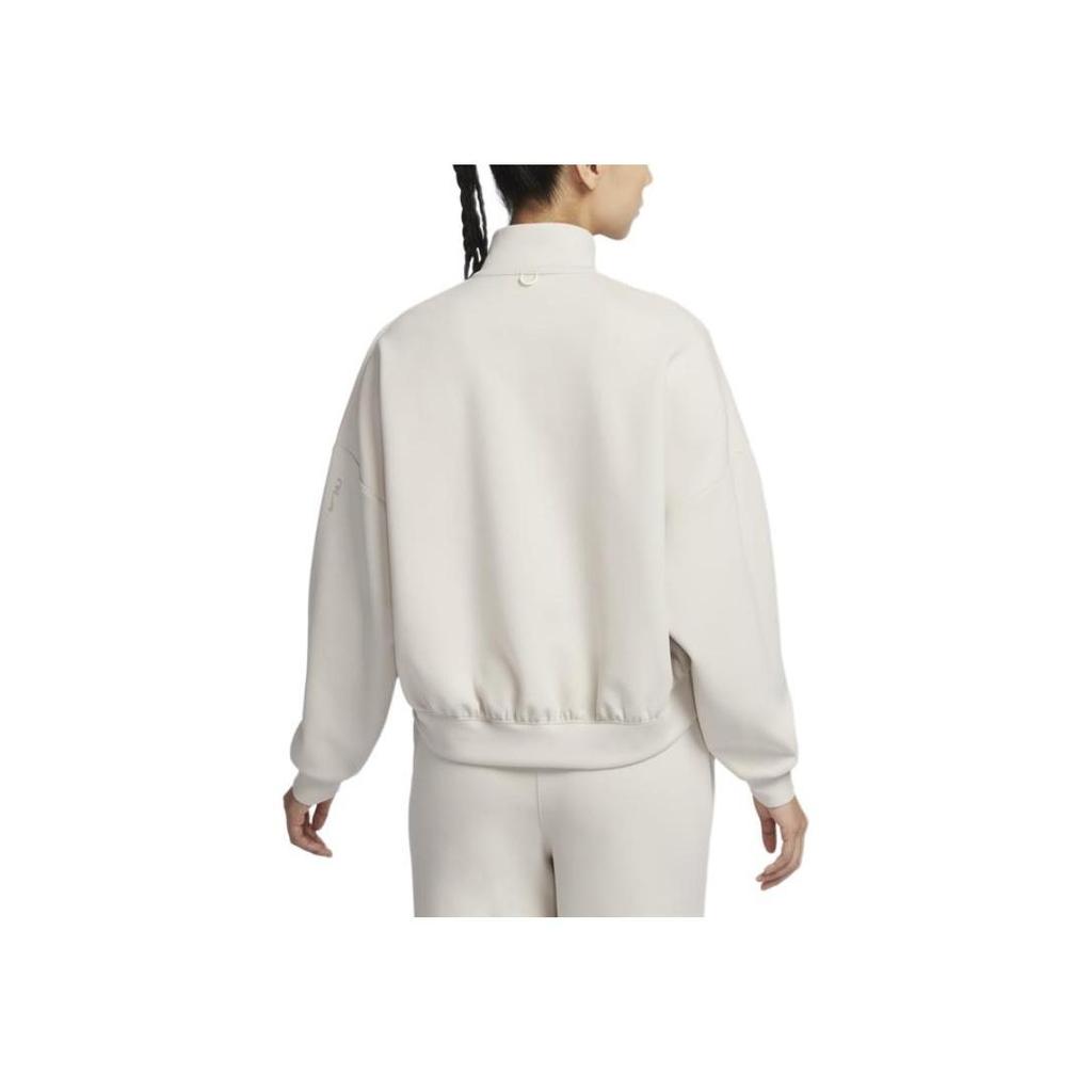 Nike 24.7 ImpossiblySoft Women Dri-FIT Oversized 1/2-Zip Top Light Orewood Brown Light Iron Ore HQ8189-104