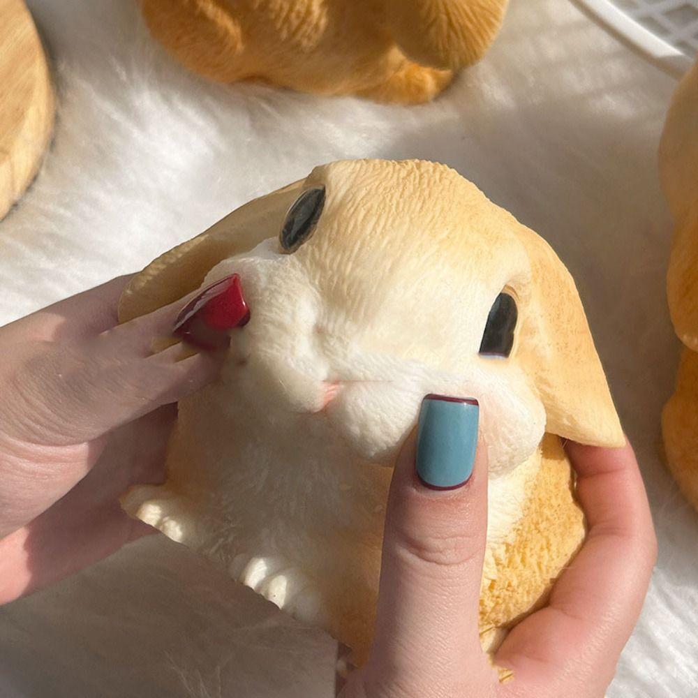 Slow Rebound Big Rabbit Squeeze Toy Cartoon Rabbit Fidget Toy  Mini Ornaments