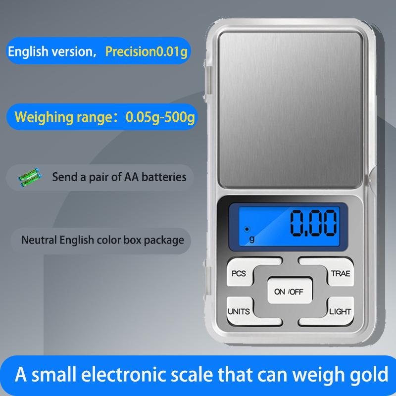 

High Precision Jewelry Scale Portable Jewelry Gold Scale 500g/0.01g