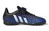 adidas Cushioning Low Top Kids' Soccer Shoes Blue Black Kids' FY0628