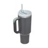 40oz Stainless Steel Insulated Travel Mug with Handle and Straw
