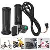 Electric Bike Throttle Grip LCD Electric Quantity Display with Switch 6 Cores Speed Governing Throttle Grip Throttles 2