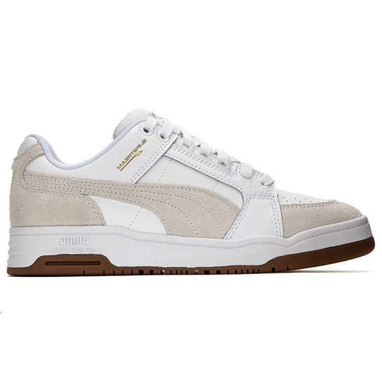 Puma Slipstream Lo Suede FS Unisex White Gray Gum 385694-01