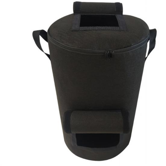 Outdoor Portable Compost Bin Reusable Oxford Cloth Large Storage Container