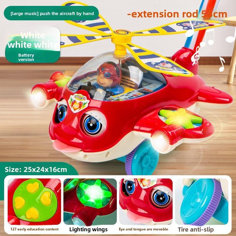 Infant Educational Push Cart With Builtin Music And Sound Effects For Early Years Play