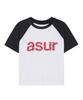 Aejeuyua Logo Raglan T-Shirt White