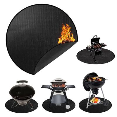 Tapis d'extérieur ignifuge, résistant à la chaleur, ignifuge, antidérapant, pour terrasse, pelouse, camping