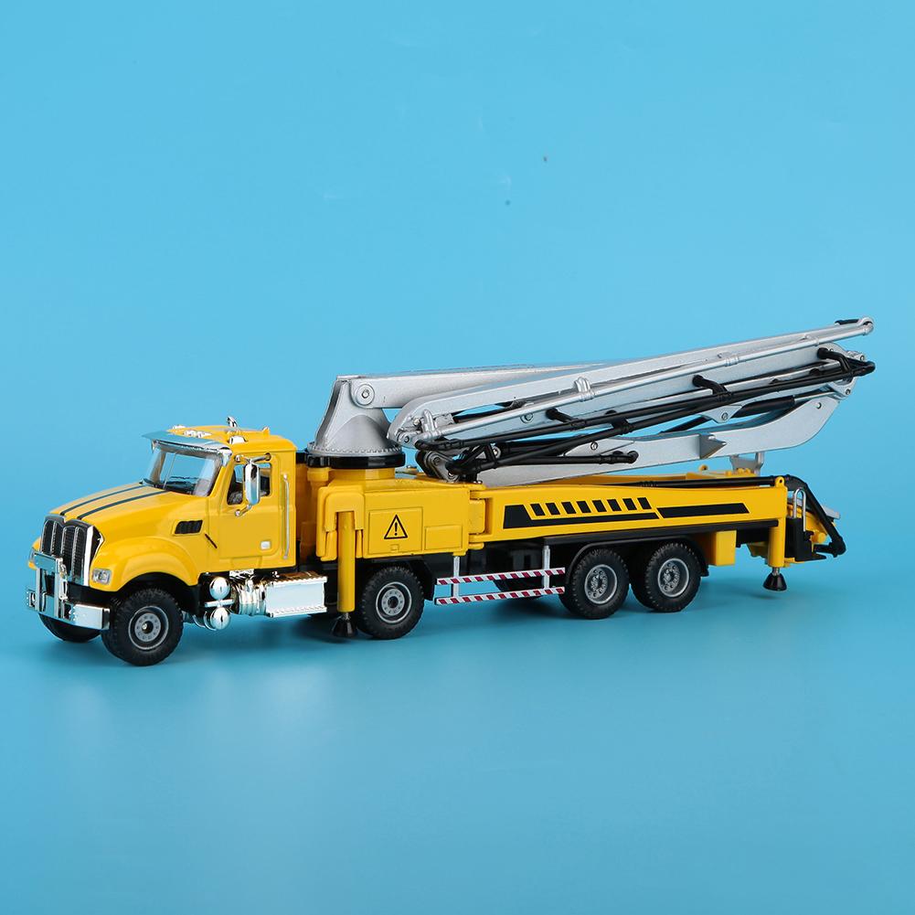1/55 Concrete Pump Truck Model Engineering Car Alloy Vehicle Kids Toy Gift