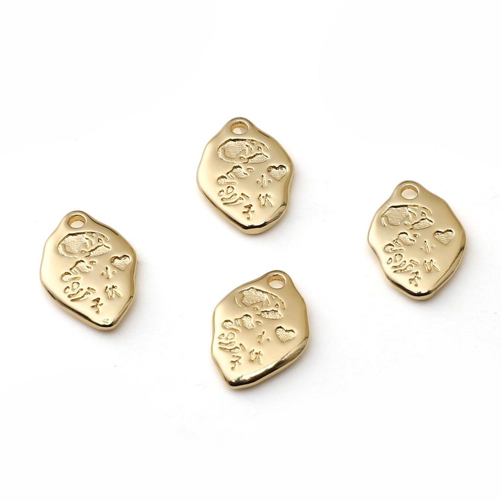 Copper Pendant Lucky Charms For DIY Jewelry Making Findings Accessories