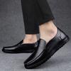 Men's Shoes 2025 Summer New Men's Waterproof and Non-slip Soft Sole Simple Wind One Pedal Comfortable Low-top Casual Leather Shoes