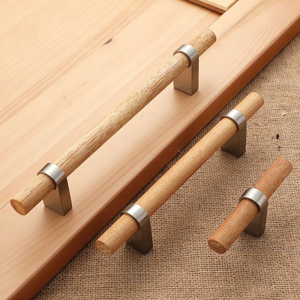 Luxury Wardrobe Cabinet Kitchen Door Knob Drawer Pulls Cupboard Wood Door Handle