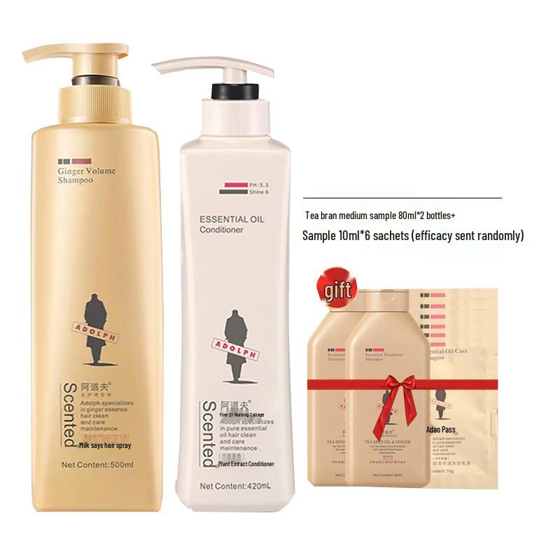 Adolph Ginger Hair Growth Shampoo & Conditioner Set