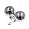 European Fashion Punk Disco Ball Christmas Earrings - Shiny Laser Design