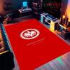 Eintracht Frankfurt Teppich für Wohnzimmer Schlafzimmer Zuhause Sofadekoration, Rutschfeste Bodenmatte für Kinder zum Spielen