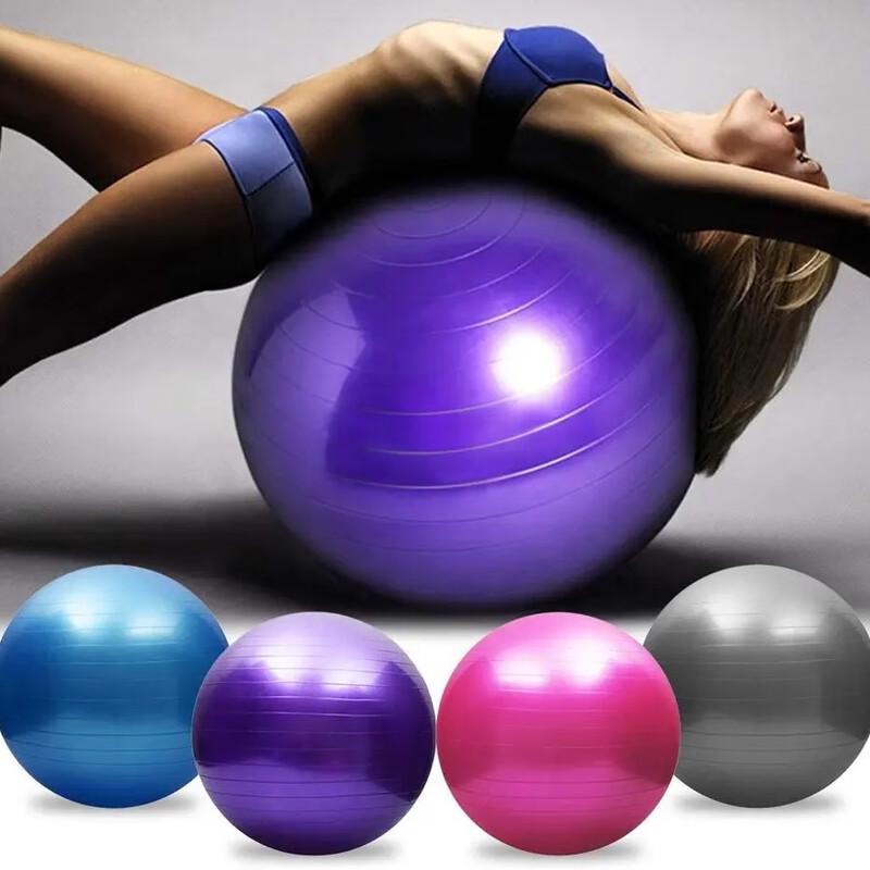 YTYIN Thickened PVC Yoga Pilates Fitness Ball Set CN plug (adapter included)