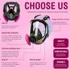 Full Face Respirator with 4x Filters, Universal 40mm Fit for 2097/6001/P-A-1, Anti Fog for Chemical & Dust