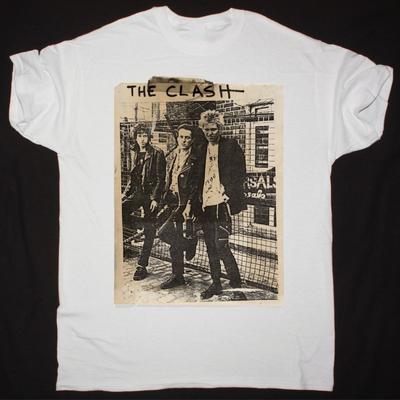 Vintage Koszulka Zespołu The Clash Unisex Koncertowa Rozmiar S do 5XL Koszulka Unisex