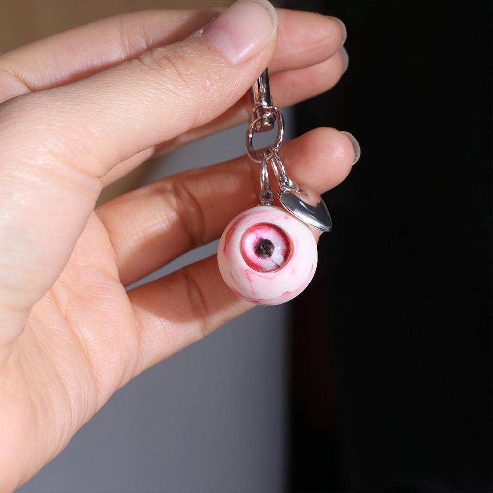 Resin Material Gothic Eye Keychain Goth Style Eye Keychain Halloween Eyes Keychain Home Decor