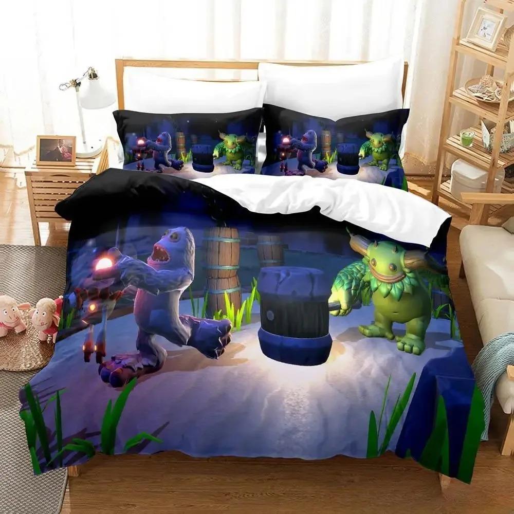 My Singing Monsters Bedding Set Single Twin Full Queen King Size Duvet Cover for Boys Bedroom Home Textiles