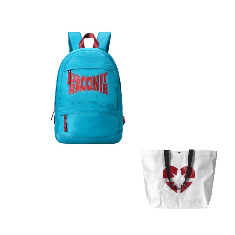 DRACONITE Polyester Backpack Regular Unisex Blue DRA1088