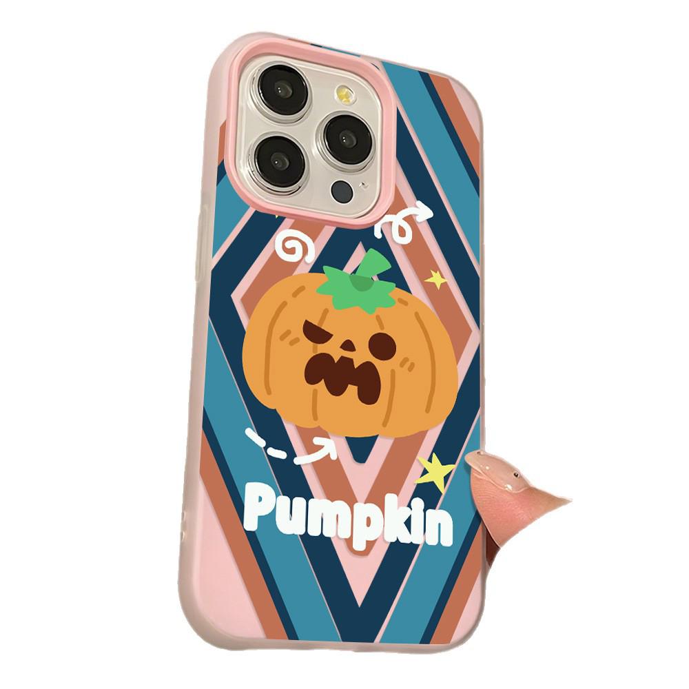 iPhone 17 Pro Max Halloween Pumpkin Ghost Case (Fits iPhone 15/14)