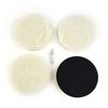 High Quality Practical Polishing Pads Soft 5 Inch For Car Polisher Mop Kit W/ Sticky Disc&Rod With Hooks & Loops