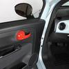 For Fiat 500 2010-2024 ABS Carbon Fiber Car Ide Handle Panel Frame Cover Trim Sticker Interior Car Accessories
