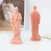 3D Jesus Silicone Candle Mold DIY Figure Statue Handmade Aromatherapy Plaster Crafts Epoxy Soap Making Molud Home Religious Gift
