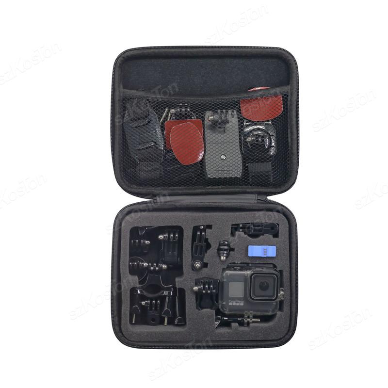 Storage Bag Case For GoPro Hero 13 12 11 10 9 8 7 Black Action Camera Portable EVA Waterproof Protective Case Go Pro Accessories