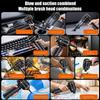 Detachable Car Vacuum Featuring LED Light Multifunction Design Including Suction Blower Inflator Sealer Function
