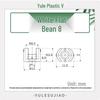 DVD White Crescent Trapezoidal Spacer Insulator Column